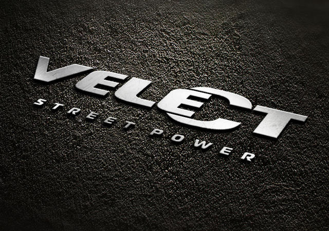 На фото разработаный дизайн логотипа для интернет-магазина VElect.
